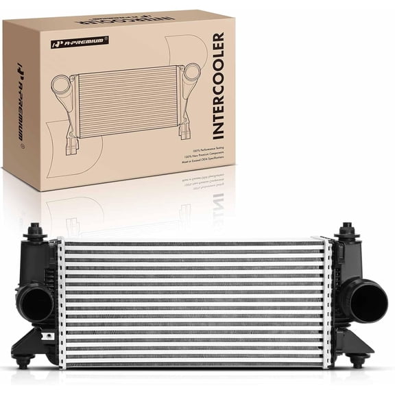 A-Premium Turbo Intercooler Charge Air Cooler Compatible with Ford F-150 F150 2018 2019 2020 2021, 3.0L
