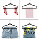 thumbnail image 2 of Juego De 20 Perchas Antideslizantes Terciopelo Negro, 2 of 5