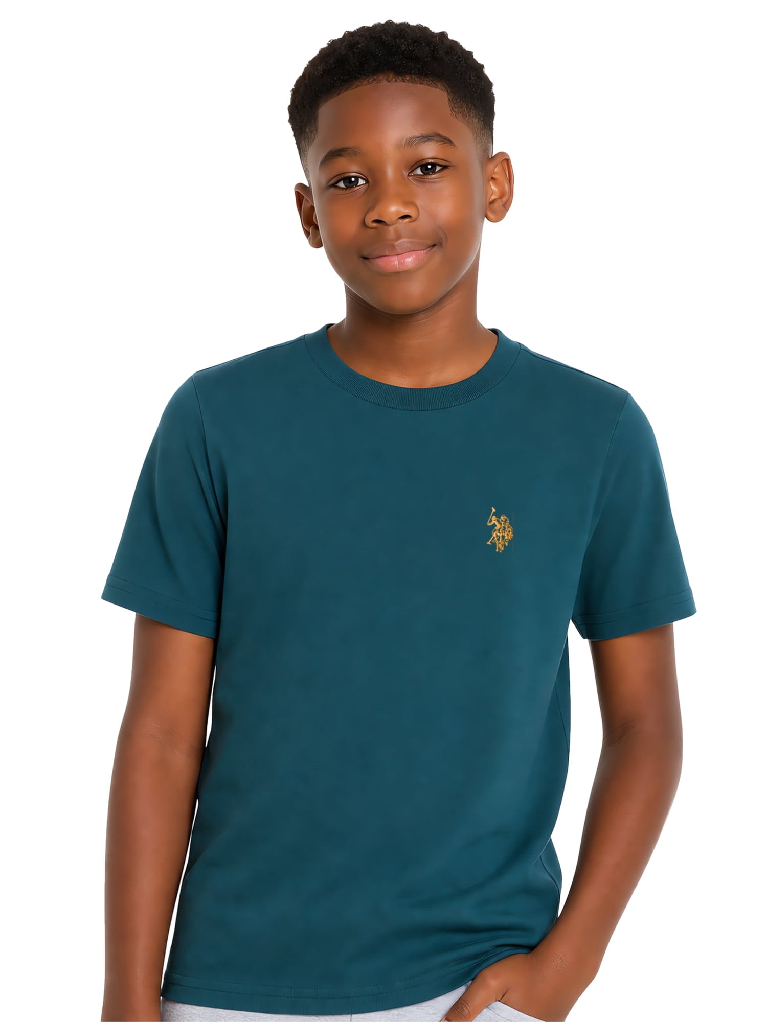 U.S. Polo Assn. Boys Crewneck T-shirt, Sizes 4-18