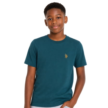 U.S. Polo Assn. Boys Crewneck T-shirt, Sizes 4-18