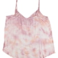 thumbnail image 2 of P.J. Salvage Womens TieDye Pajama Sleep Cami Tank Top, Pink, Medium, 2 of 2