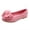Pink, variant on HEWUQI Toddler Bowknot Dress Shoes Flower Girl Baby Cute Suede Mary Jane Ballet Flats Wedding Breathable Walking Casual Shoes Yellow Size 9C Toddler