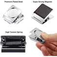 thumbnail image 2 of Strong Magnet Clips 1.2 Inch - 12 Packs Heavy Duty Metal Magnetic Clips for Refrigerator, Magnetic Clips for Whiteboard, Picture, Office Magnets, Magnet Clipboard for White Boards, 2 of 7