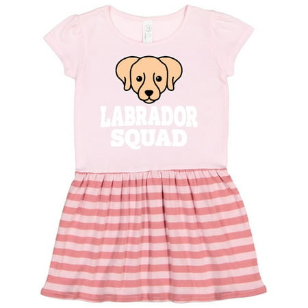 

Inktastic Dog Golden Labrador Squad Gift Toddler Girl Dress