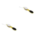 thumbnail image 2 of Jumpingount Lima para pies colgante de mano pedicura exfoliante removedor de piel muerta cepillo de baño herramienta de limpieza accesorios con Amarillo 2piezas, 2 of 6