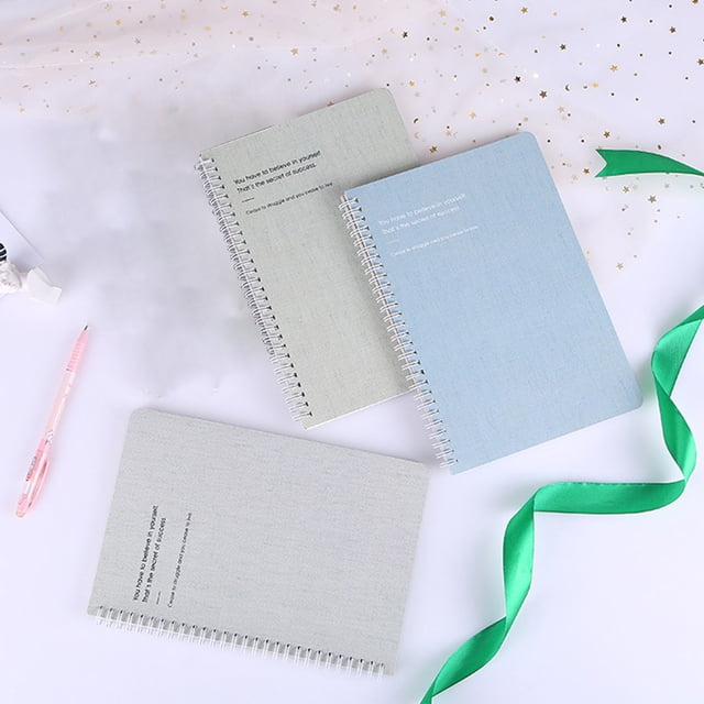 Xihbxyly Nueva Libreta Espiral, Selección de Tamaños A5/B5, Elegante Papel Protector para La Vista, Diseño Moderno y Funcional, Ideal para Usar Como Diario de Oficina, Paquete de 10, Material Durader