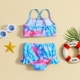 thumbnail image 3 of Kiijoy Girls Ruffle Bikini Swimsuit Bathing Suit Swimwear, 2-Piece, Sizes 12-24 M, 3 of 5