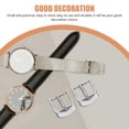 thumbnail image 2 of MasteelfCA 2Pcs Watch Strap Buckle Watch Band Replacement Buckle Stainless Steel Watch Buckle, 2 of 7