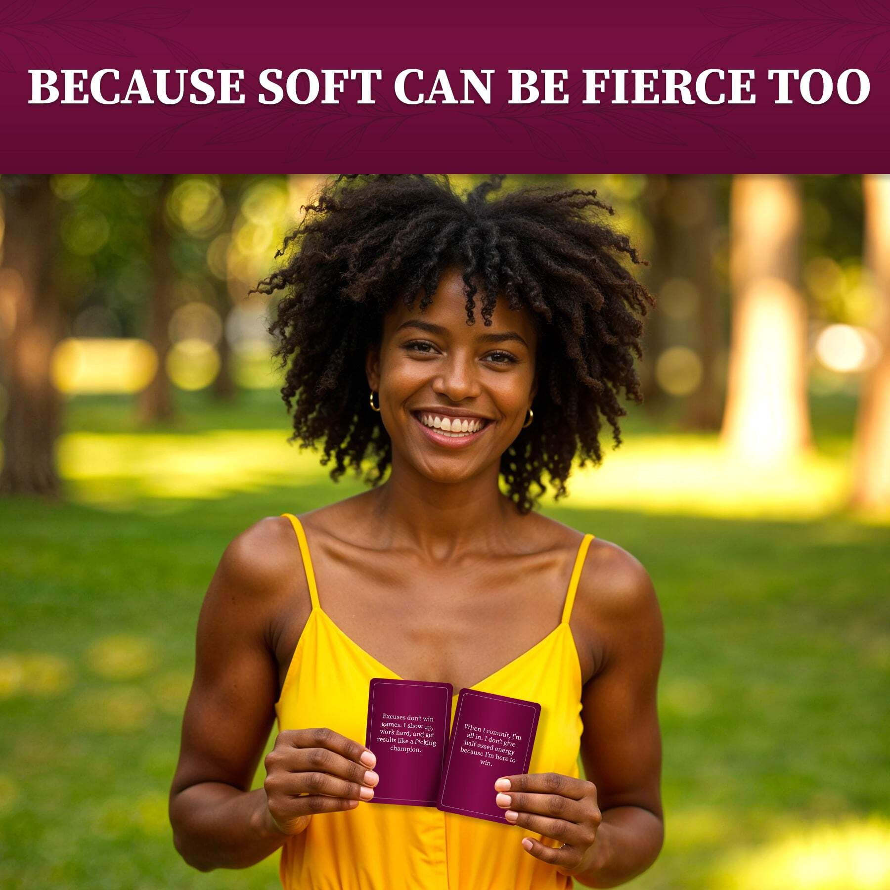 QUOKKA Affirmation Cards for Women - Daily Motivational Messages