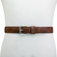 thumbnail image 6 of Big & Tall Belt for Mens 56"-80" Genuine Leather Belt Reinforced Strap Extra Long Belts for Casual Work Jean, 6 of 7