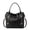 Black, variant on Genuine cowhide leather women's handbag lychee pattern large capacity casual single-shoulder tote