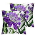 thumbnail image 2 of ARISTURING Throw Pillow Covers White Art Beautiful Bloom Blossom Blue Bouquet Decoration Floral Flower Garden Green for Couch Living Room Set of 2, 2 of 6