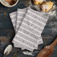 thumbnail image 6 of Black Stripe 1 Pack Kitchen Towel, Water Absorbent Dish Towel, Modern Abstract Vertical Stripes Beige Decorative Hand Towels - Quick Drying Cloth for Cooking Baking, 18x28 Inch, 6 of 8