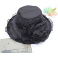 thumbnail image 2 of Womens Church Derby Sun Hat Wedding Tea Party Dress Bowler Hat, 2 of 5