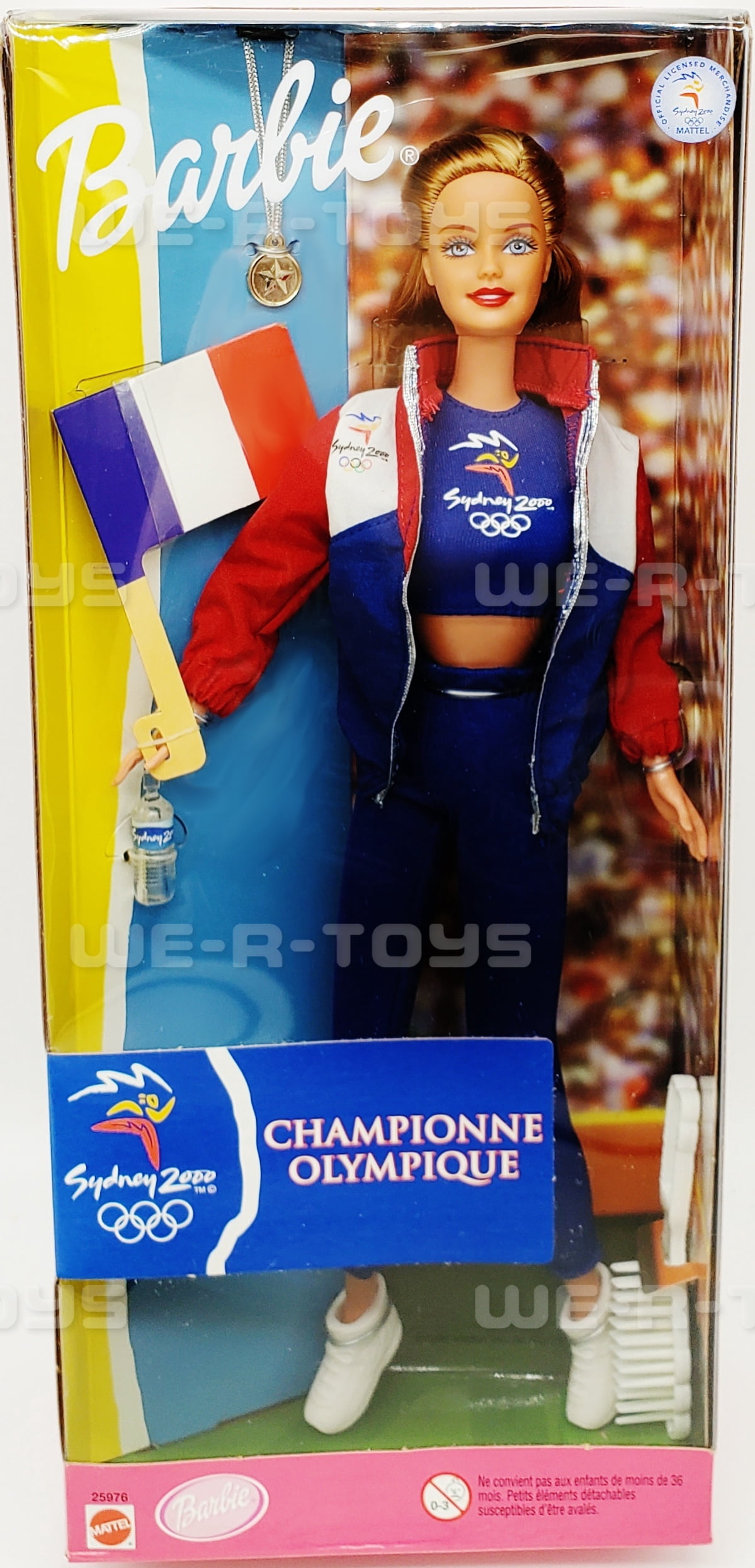 Barbie Sydney 2000 Champion Olympique Doll French Mattel 1999