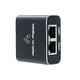 thumbnail image 4 of Divisor de concentrador de 1 a 2 cables, uso práctico, 1000Mbps, 2 vías, fácil de llevar, conector divisor Ethernet para cajas de TV Cat7 Cat8 CUTICAT Adaptador divisor de red, 4 of 7
