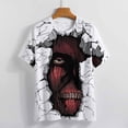 thumbnail image 4 of Attack On Titan T-Shirt for Women Casual Printed Tee Stylish Soft Graphic Shirts Top Short-Sleeve Outfit 2XL, 4 of 8