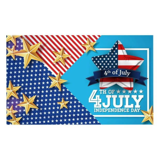Tela de Fondo para El Día de La Independencia de Estados Unidos, Decoraciones Navideñas, Serpentinas para Fiestas, Fotos, Banderas de Carnaval, Suministros