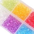 thumbnail image 5 of Transparent Acrylic Beads Bicone Mixed Color 4x4mm Hole: 1.5mm 990pcs/box, 5 of 7