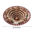 thumbnail image 5 of PLPPYFS Christmas 3D Visual Illusion Round Area Rug, Vortex Hole Pattern Non‑ Absorbent Floor Mat, Festive Holiday Decor Doormat for Entryway, Bedroom, Living Room Party Decoration, 5 of 6