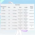 thumbnail image 2 of BFHHYA Girls Ballet Leotards Round Neck Ruffle Trim Short Sleeve Ballet Dance Solid Color Bodysuits for Girls 3-15 Years, 2 of 4