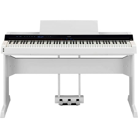Yamaha P-S500 88-Key Smart Digital Piano With L300 Stand and LP-1 Triple Pedal White