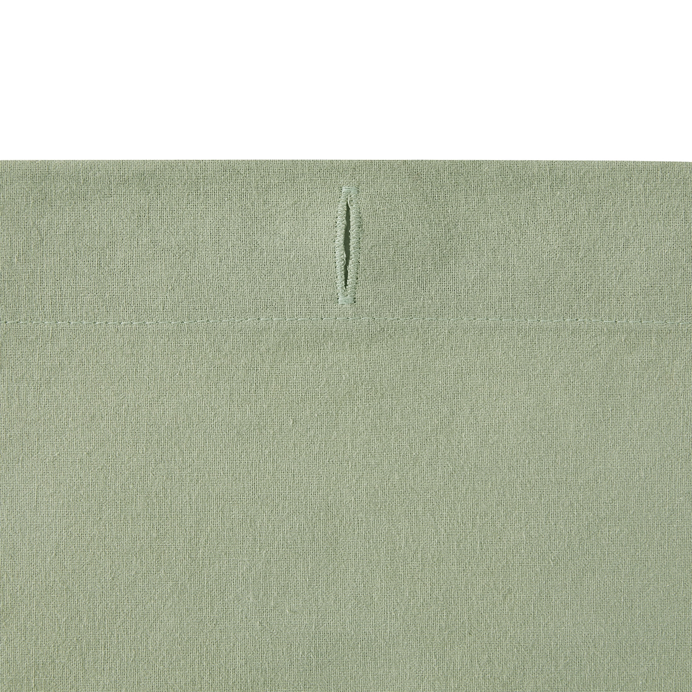 Beautiful Sage Green Botanical Branch Chenille Cotton Shower Curtain by Drew Barrymore, 72" x 72"
