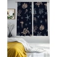 thumbnail image 3 of Navy Blue Coastal Sheer Curtains 72 Inch Length 2 Panels Set for Living Room/Bedroom, Nautical Summer Beach Sea Turtle Starfish Curtain Sheers Drapes Rod Pocket Curtains Window Treatment 52''x72''x2, 3 of 7
