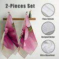 Nawy Flowers Tea Towels Set of 2 Modern Decorative Kitchen and