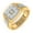 Yellow, variant on 1/2 Carat Men's Diamond Wedding Band Ring in 14K Yellow Gold (Ring Size 14) (SI1-SI2 Clarity)