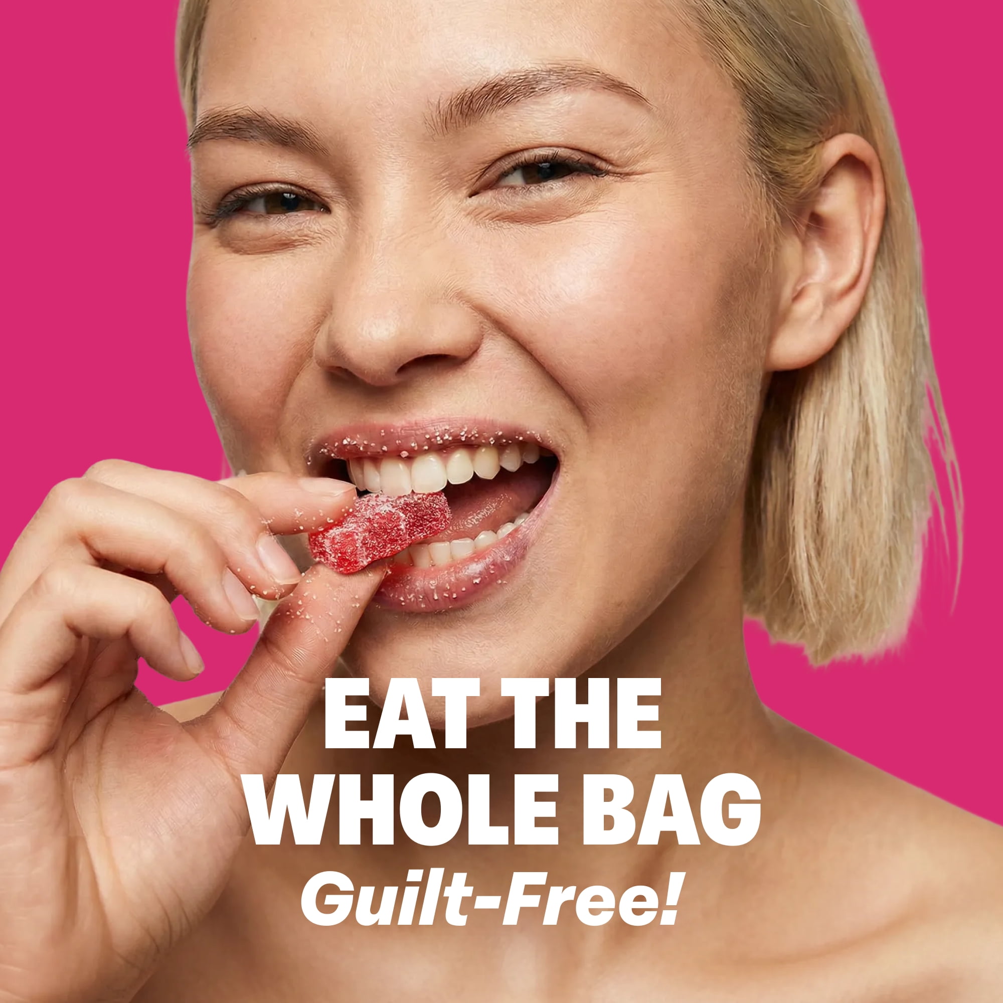 Shameless Snacks Red Raspberry Sour Gummy Candy, Low Calorie Keto Friendly High Fiber Low Sugar Healthy Candy, Gluten Free, 1.8 oz Bag