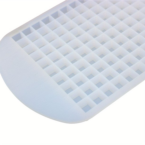 1pc Silicone Mini Ice Cube Trays, 160 Small Ice Cube Molds Easy Release Crushed Ice Cube For Chilling Whiskey Cocktail, Flexible Stackable And Durable Soft Mold, Storage Containers