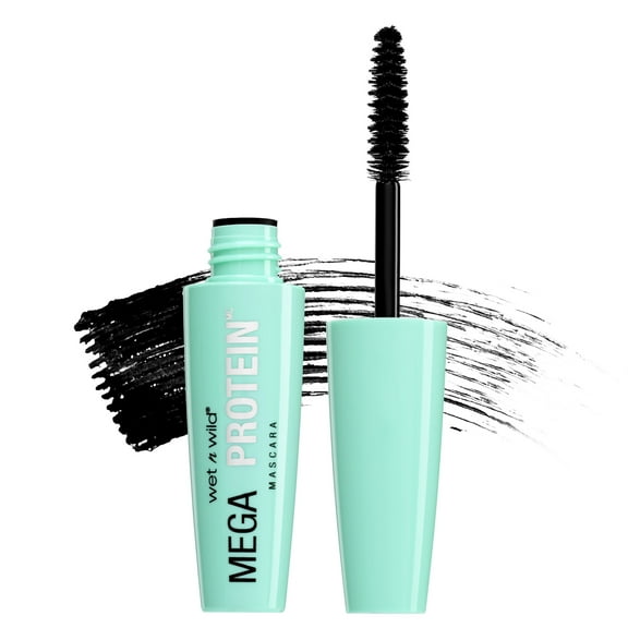 Wet n Wild Mega Protein Waterproof Mascara, Very Black, 0.17 fl oz