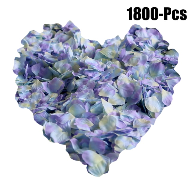 1800PCS Artificial Petals Decorative Rose Petals Flower Petals for Wedding