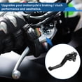 thumbnail image 3 of Palancas de freno y embrague largas únicas para Honda CBF1000 2006-2010, palanca de freno ajustable en 6 posiciones, aleación de aluminio negra, 1 par, 3 of 6