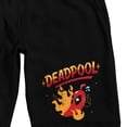 thumbnail image 7 of Deadpool Hot Pepper Men's Black Sleep Pajama Shorts-Large, 7 of 7