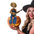thumbnail image 4 of Adorno Esqueleto Tocando Banjo Halloween S (con Luz) Amarillo, 4 of 9