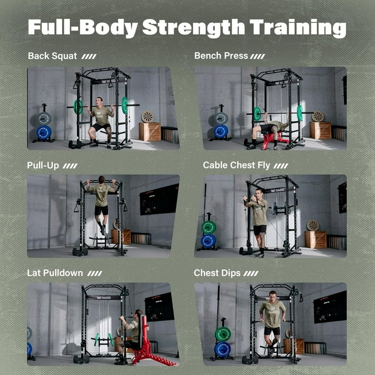 Major Fitness Drone Power Cage, Multi-Function Home Gym Strength