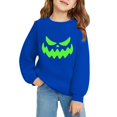 thumbnail image 5 of Mercatoo Boys Girls Pullover Halloween Crewneck Long Sleeve Pumpkin Graphic Printed Sweatshirt Loose Warm Tops, 5 of 6