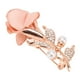 thumbnail image 5 of Broche de rosa rosa, elegante y hermoso broche de boda de tela con diamantes de imitación para fiesta de vino, 5 of 10