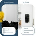 thumbnail image 4 of Manterio Wall Mount Plastic Bag Organizer | Durable Plastic Grocery Bag Saver | Smudge Proof, Fingerprint Resistant | Acrylic, 4 of 9