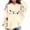 Khaki, variant on WAVSUF Kids Boys Hoodie, Loose Fit Long Sleeve with Pockets Fall Halloween Casual Sweatshirts Black 7-8