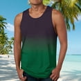 thumbnail image 2 of Summer Refreshing And Fashionable New Gradient Color 3D Printed Tank Top T-shirtL, 2 of 5