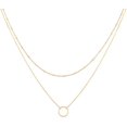 thumbnail image 1 of Collar Colgante Hecho A Mano Chapado En Oro De 18k Gargantilla De Oro Delicado Collar Largo De Capas De Barra De Flecha Para Mujer MFZFUKR HMHZ846-8, 1 of 6