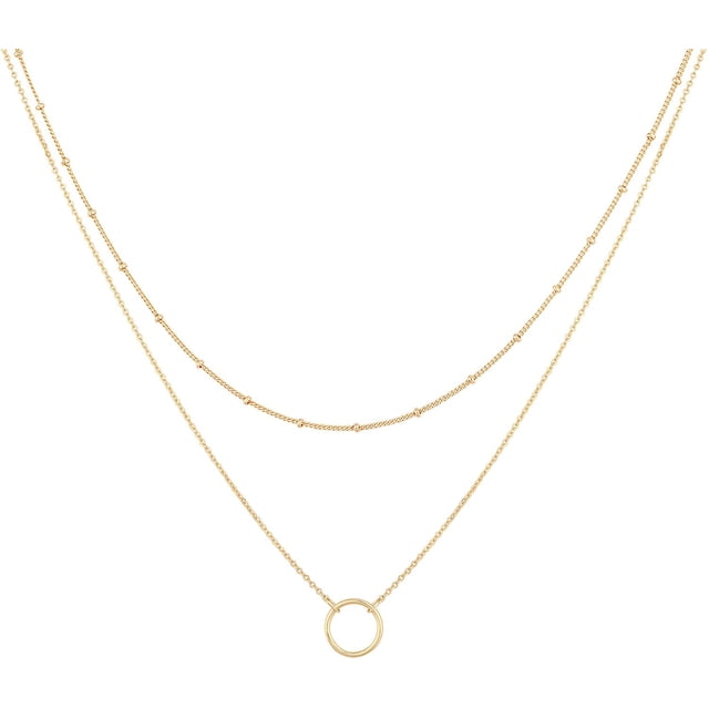 Collar Colgante Hecho A Mano Chapado En Oro De 18k Gargantilla De Oro Delicado Collar Largo De Capas De Barra De Flecha Para Mujer MFZFUKR HMHZ846-8
