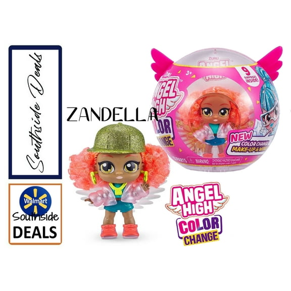 Angel High Itty Bitty Pretty Dolls with 9 Surprises Series II - Zandella