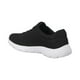 thumbnail image 4 of Tenis Deportivos Skechers Mujer Deportivos Memory Foam negro 22.5, 4 of 5
