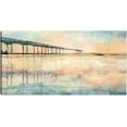 thumbnail image 1 of Cuadro Decorativo - Muelle del amanecer Jr  Impresión en canvas, estrechado, 1 of 2