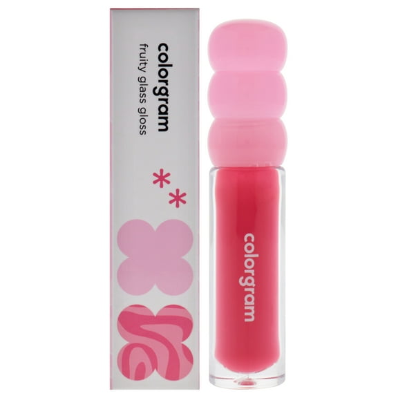 Colorgram Fruity Glass Gloss - 03 Giggle Strawberry , 0.1 oz Lip Gloss