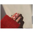 thumbnail image 4 of Pendientes navideños, lindos pendientes de resina de alce de Papá Noel, pendientes femeninos de muñeco de nieve dulces sin agujeros para las orejas, 4 of 5